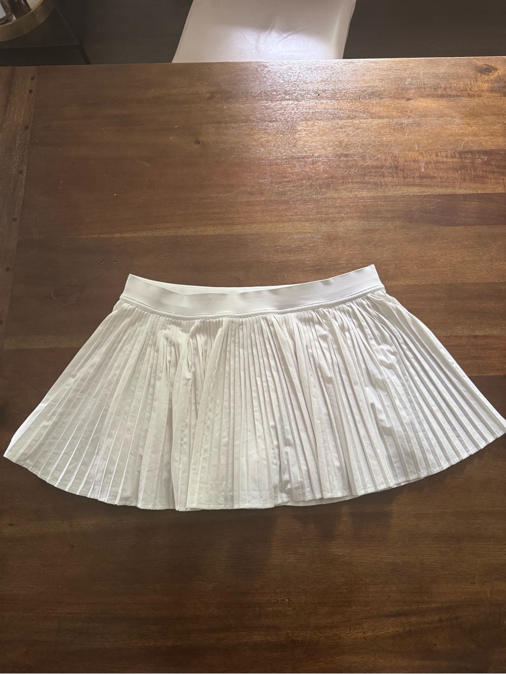 lululemon athletica White RePleat High-Rise Tennis Skort Size 14